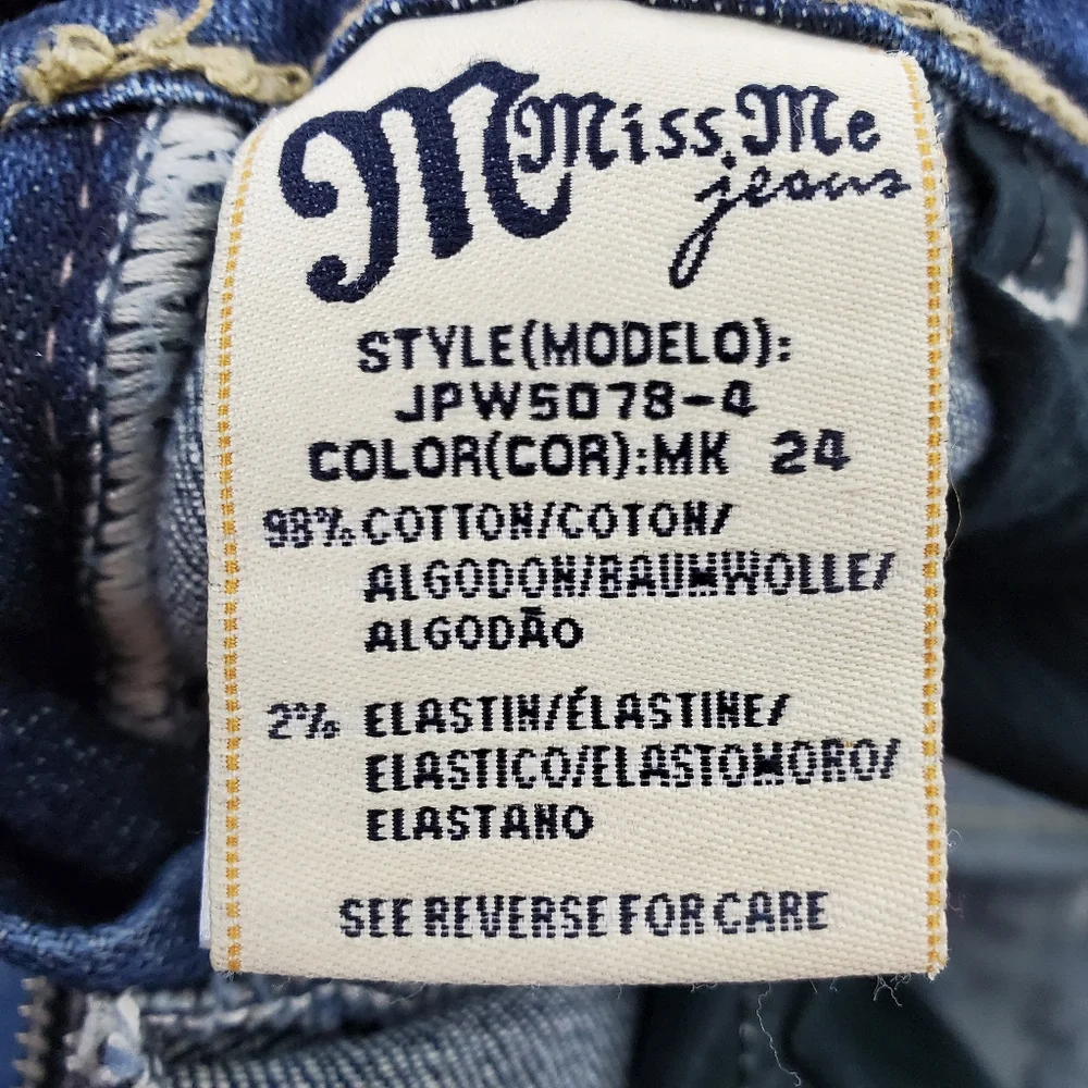 Miss Me boot cut jeans JPW5078-4 size 28